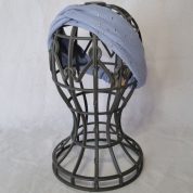 bandeau-torsade-double-gaze-coton-artisanal-bebe-fille-fillette-adolescente-femme-artisanal-fait-main-3 Bandeau torsadé en tissu double gaze de coton pois or couleur lavande