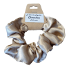 Chouchou pour cheveux en satin brillant champagne